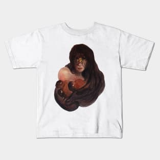 Lady Death Buffalo Woman Kids T-Shirt